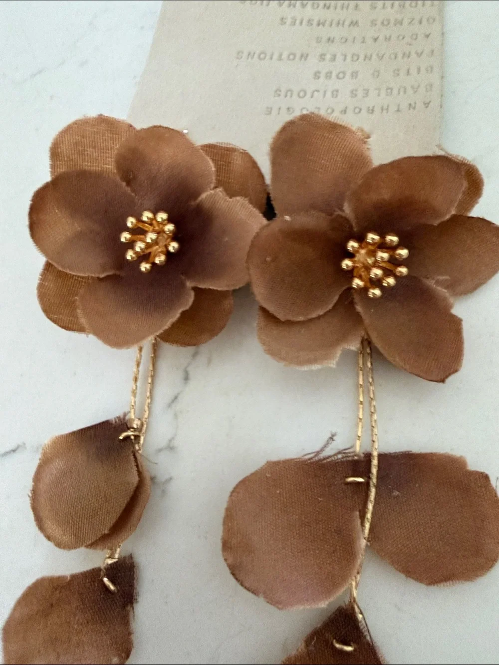 Anthropologie layered fabric